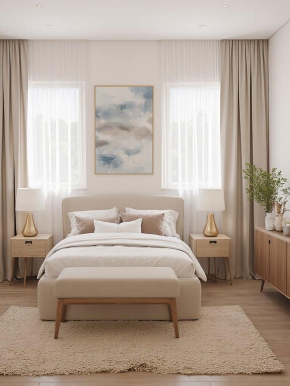 calm natural minimalist interiors