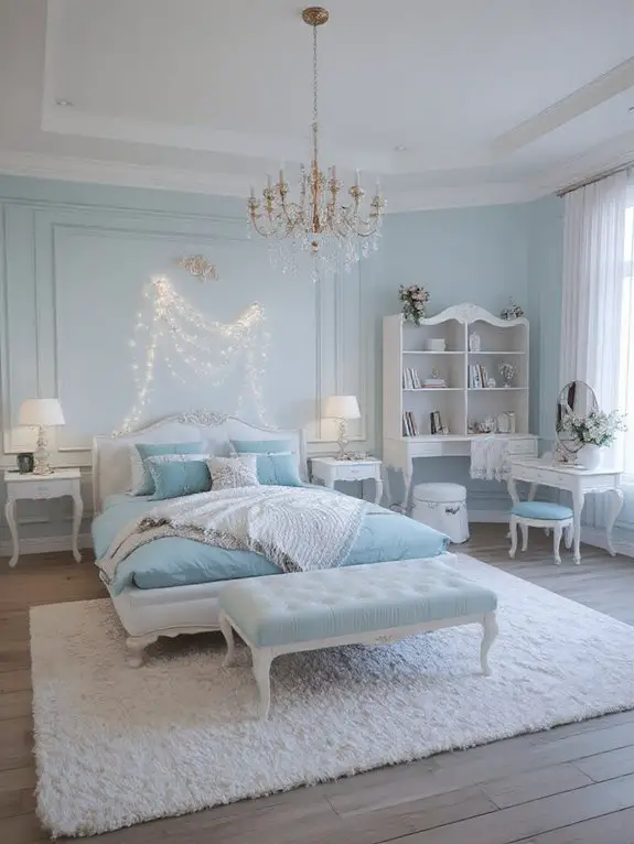calming turquoise elegant comfort