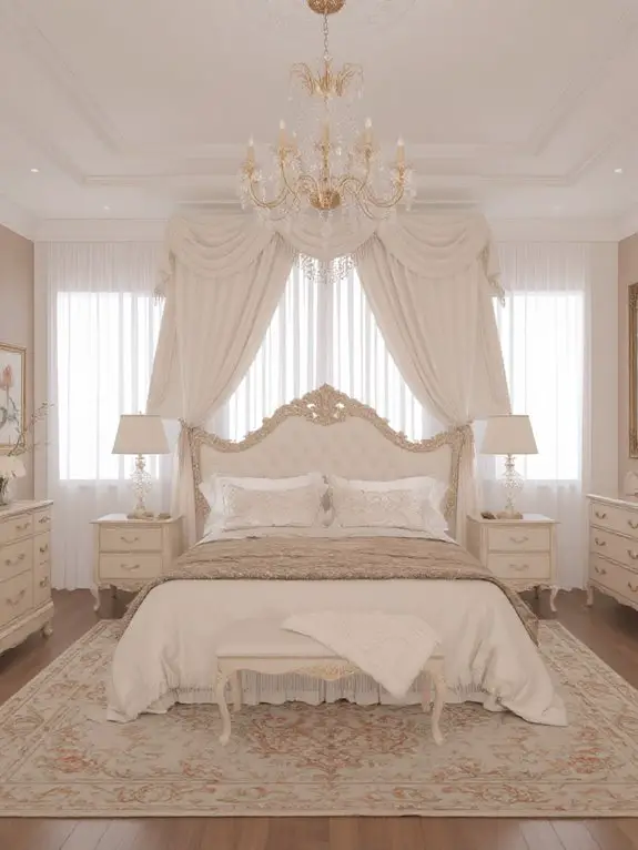 canopy bed romance