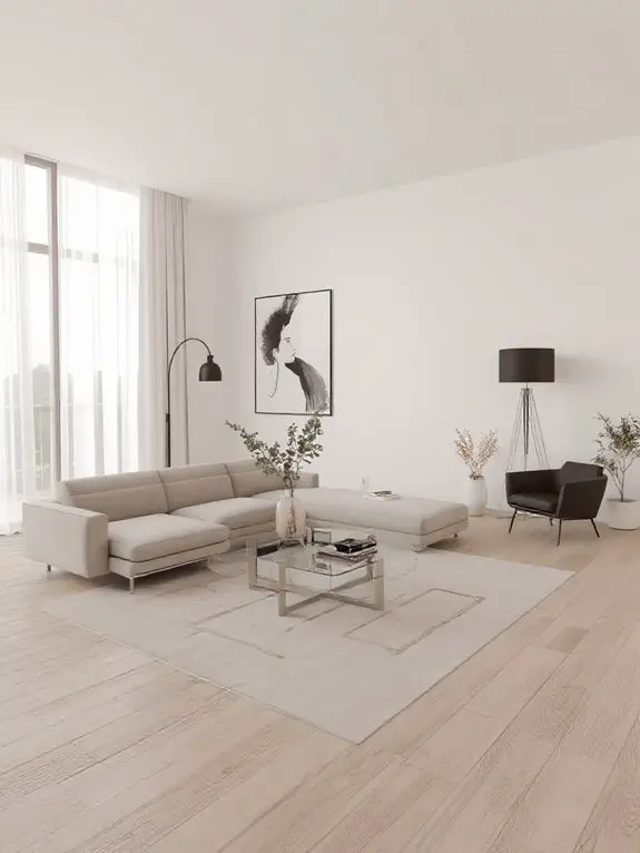 clean functional minimalist design