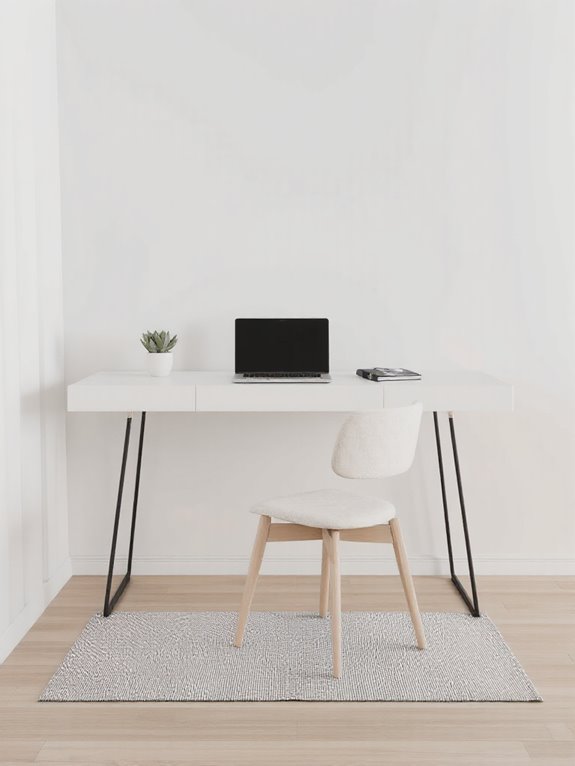 clean functional simple workspace
