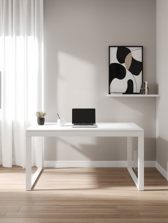clean organized functional workspace