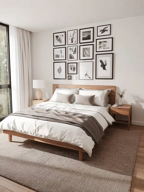 cohesive artistic wall display