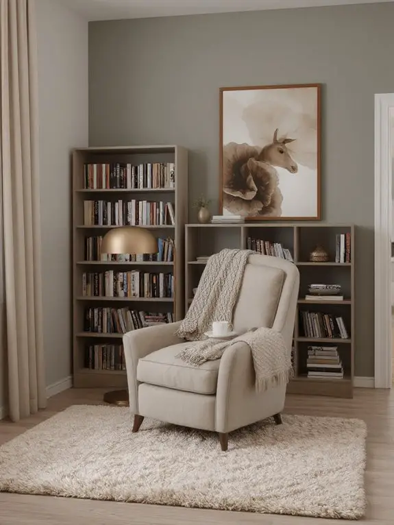 comfortable functional inviting reading