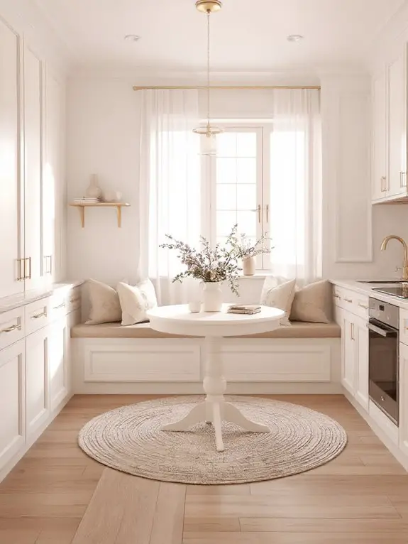 comfortable natural light nook