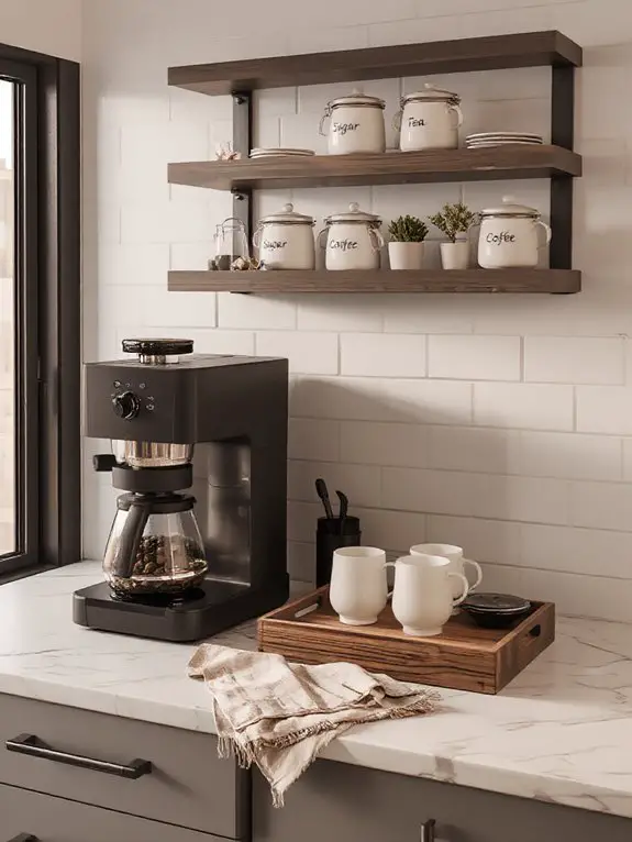 compact coffee station essentials