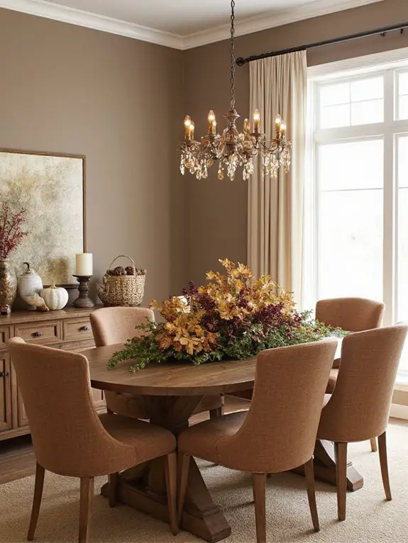 cozy autumn table settings