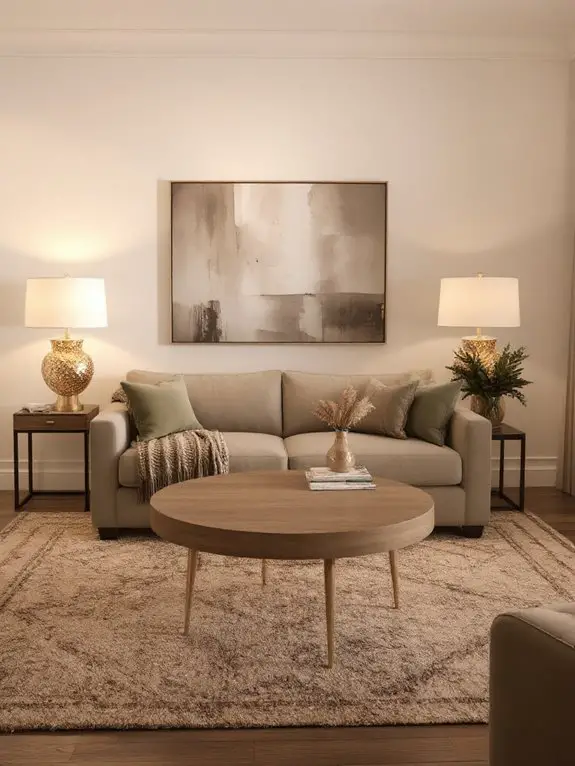 cozy warm table lighting