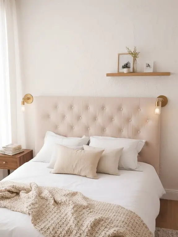 custom fabric headboard creation