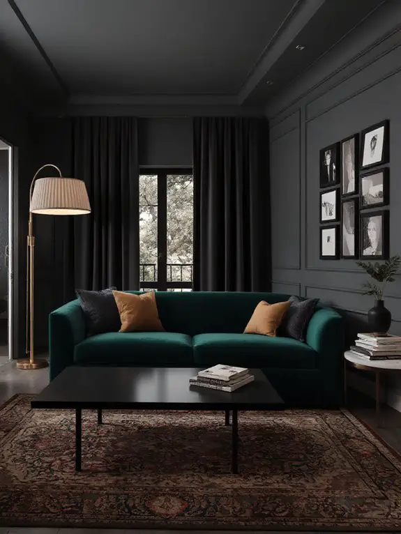 deep hues dramatic ambiance