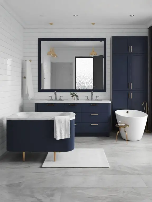 deep navy luxury elegance