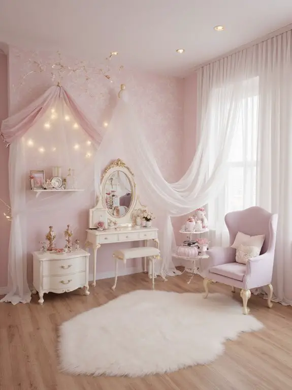 dreamy girls bedroom colors