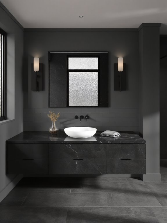 durable dark stone elegance