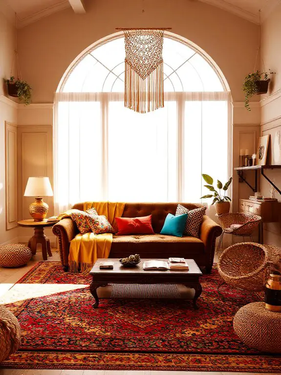 eclectic layered vibrant textures