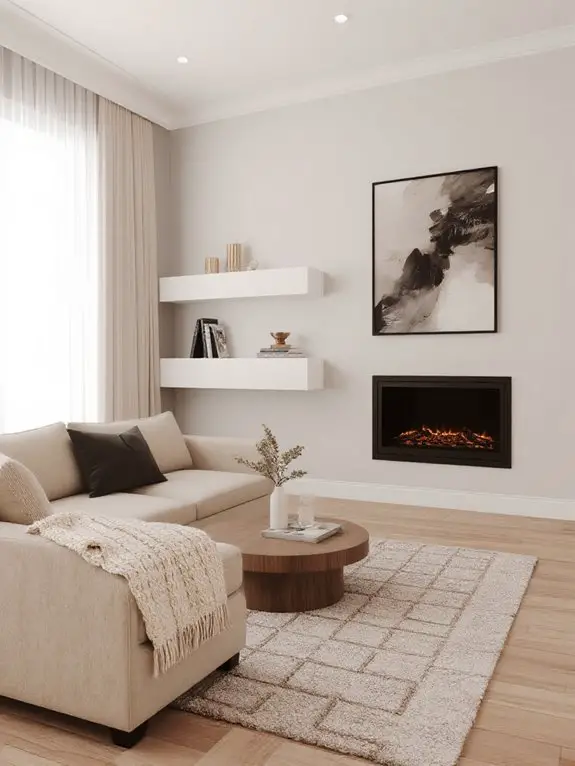 electric fireplace ambiance