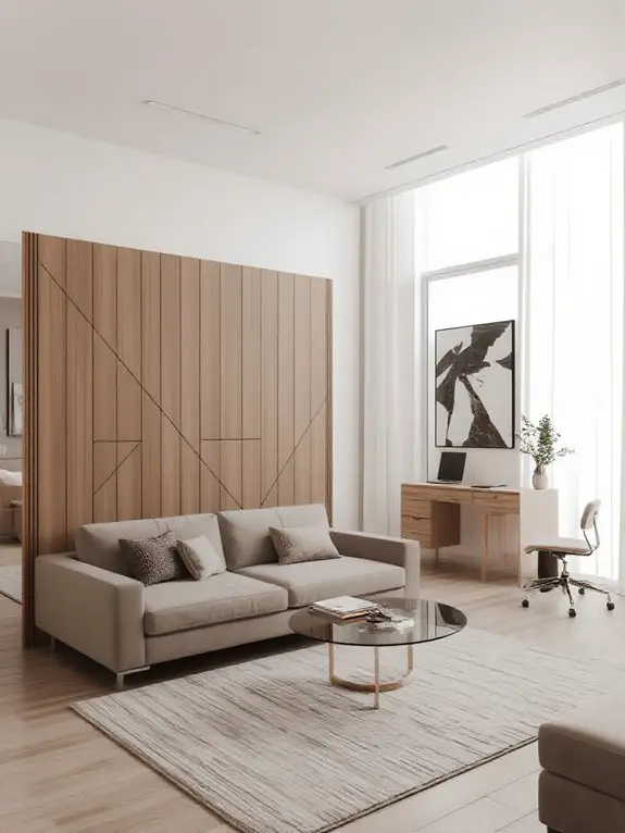 flexible space defining dividers