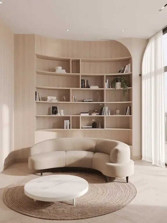 fluid sculptural storage element