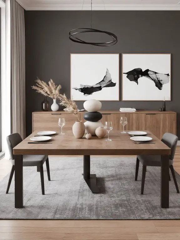 functional artistic dining decor