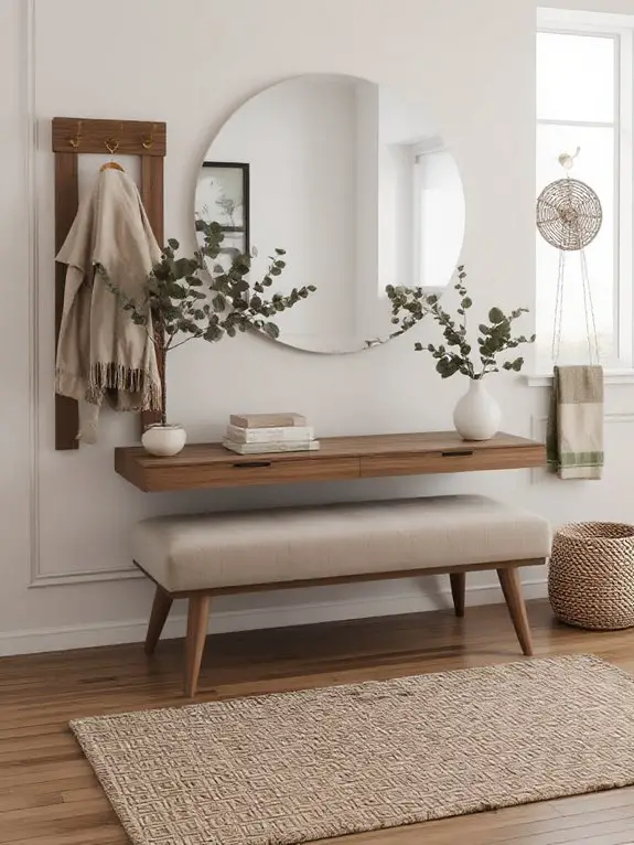 functional organized entryway hub