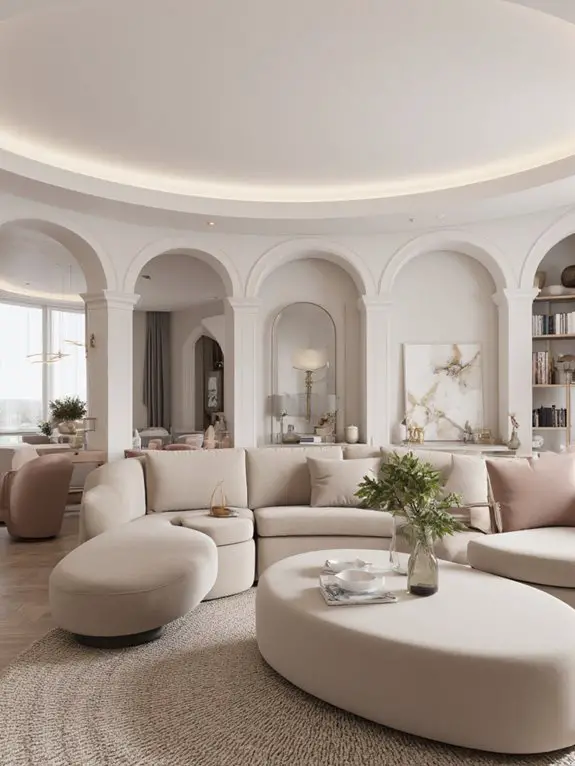 gentle living room contours