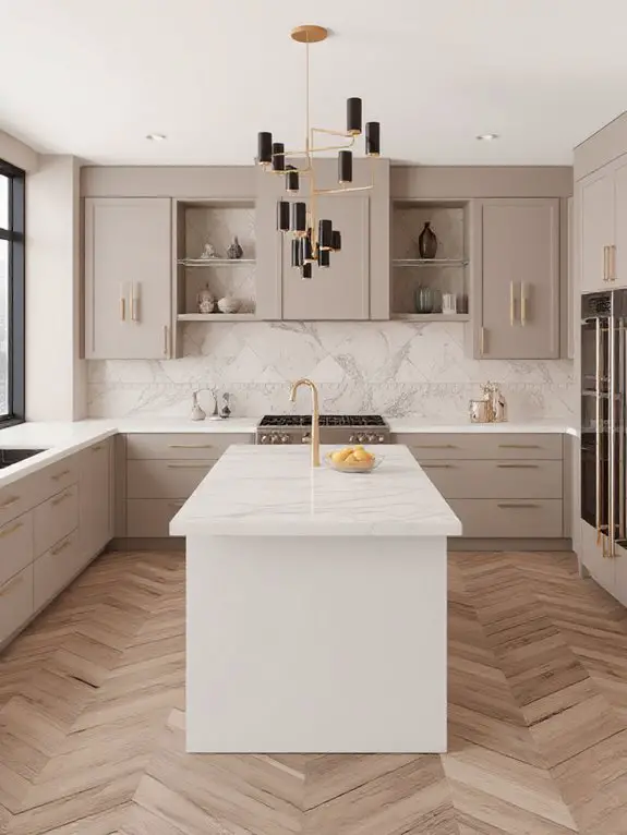 geometric chrome sophistication
