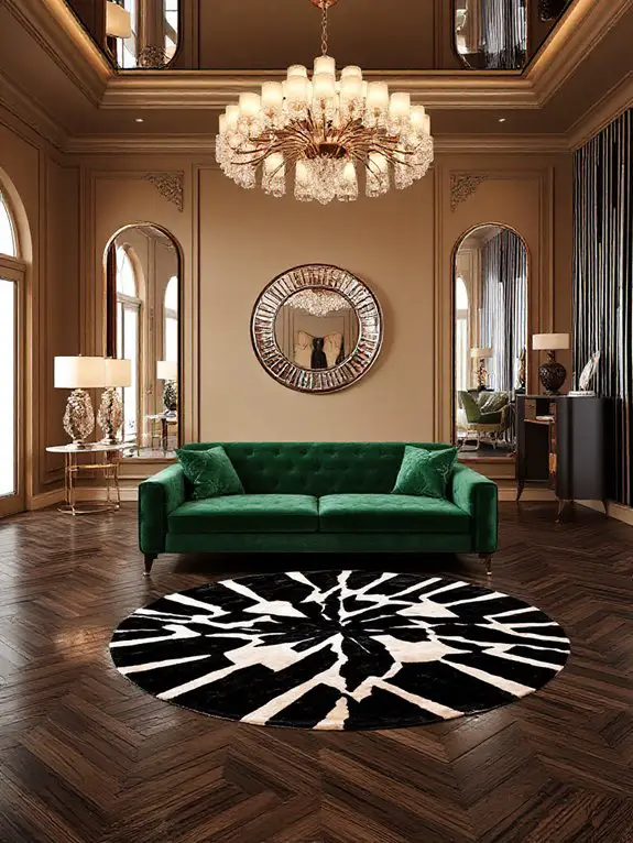 geometric opulent modern sophistication