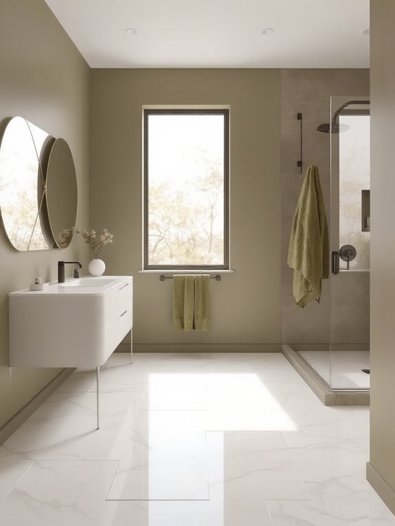 geometric two tone tiles
