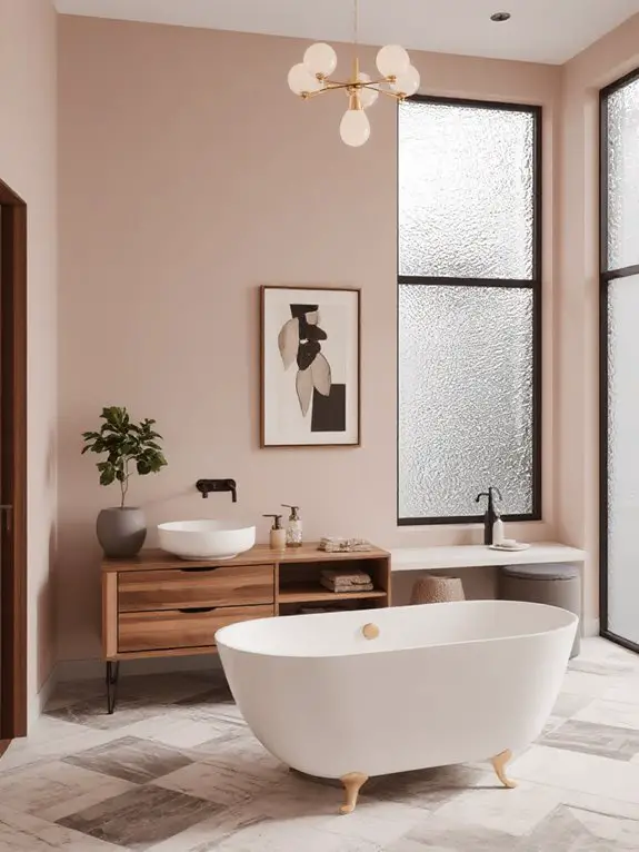 geometric warm lighting design