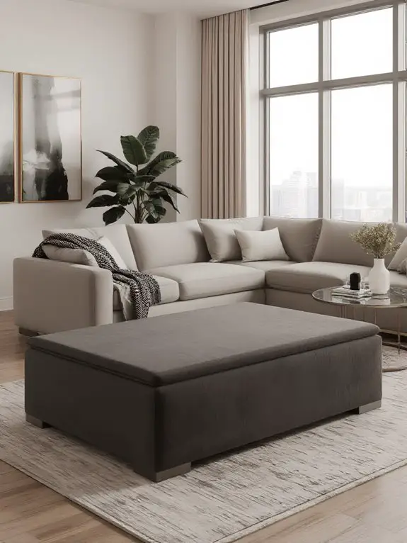 hidden ottoman storage compartments