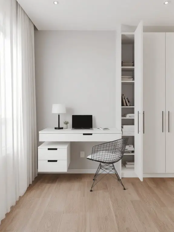 hidden storage maximizes minimalism