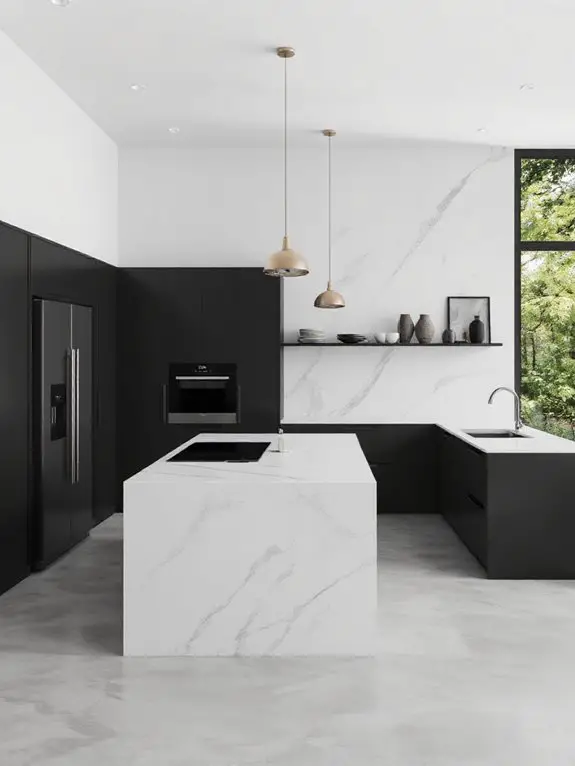 high contrast minimalist design