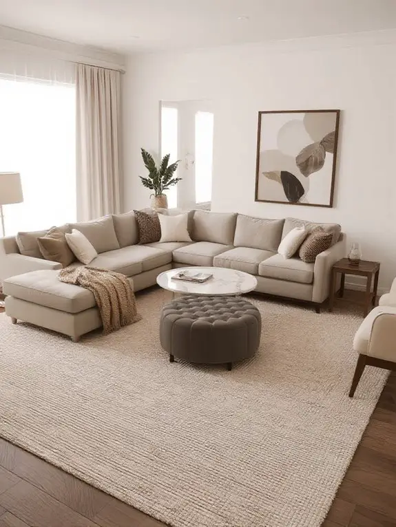 intimate conversation friendly arrangement
