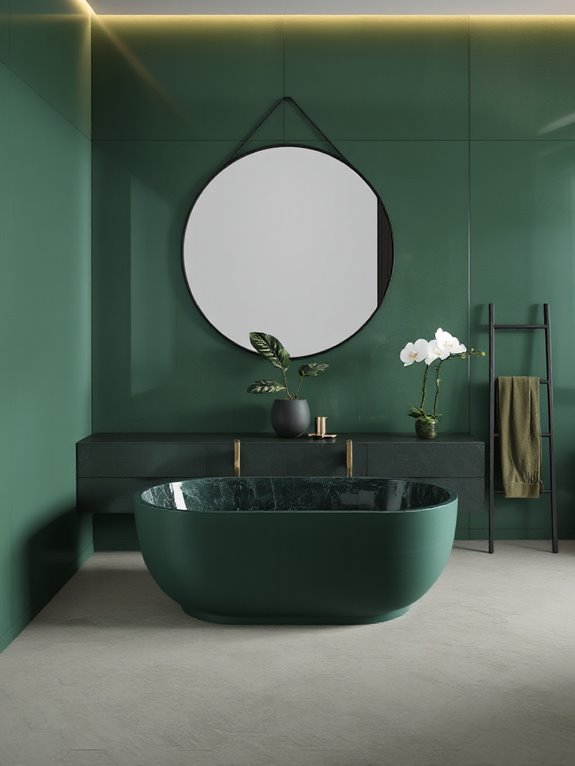layered green serenity