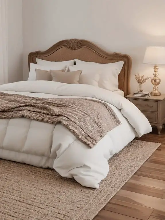layered plush bedding comfort