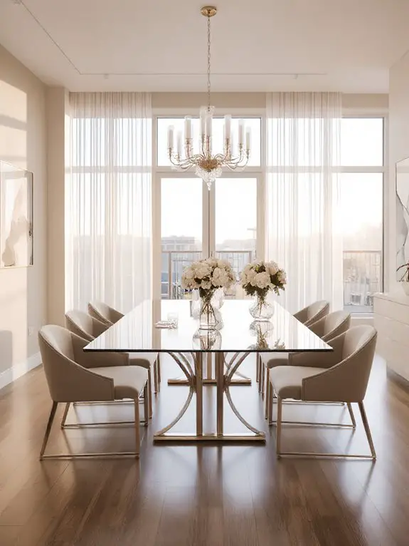 light airy glass elegance