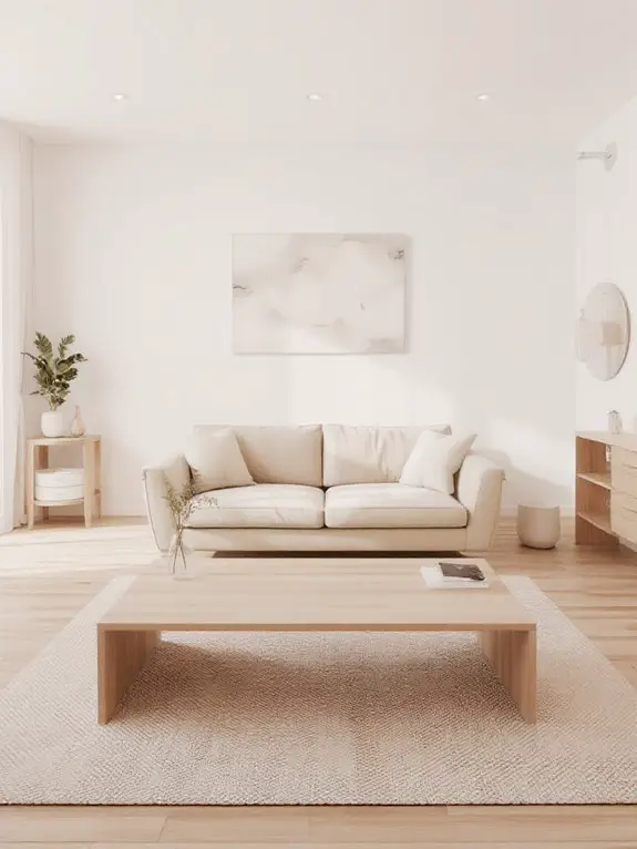 light wood airy warmth