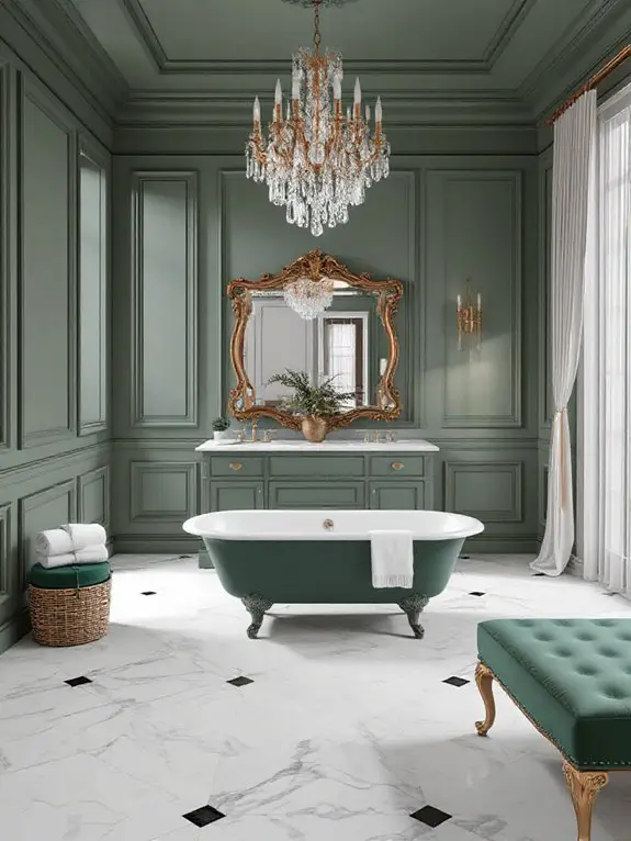 luxurious green sophistication