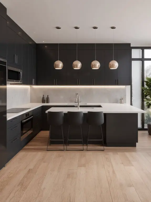 matte kitchen elegance design