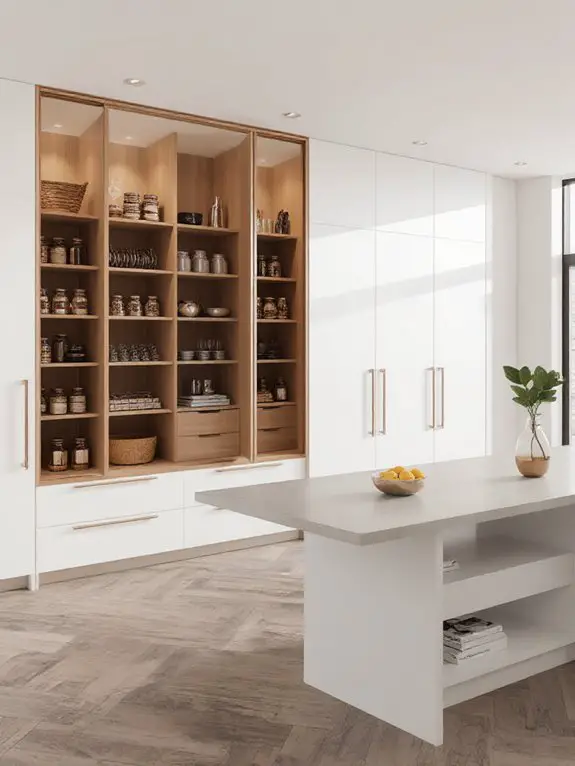 maximize vertical kitchen storage