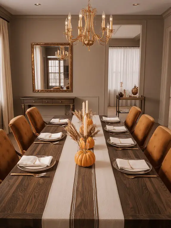 metallic warm seasonal elegance