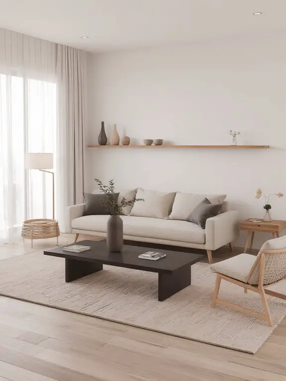 minimalist organic serenity