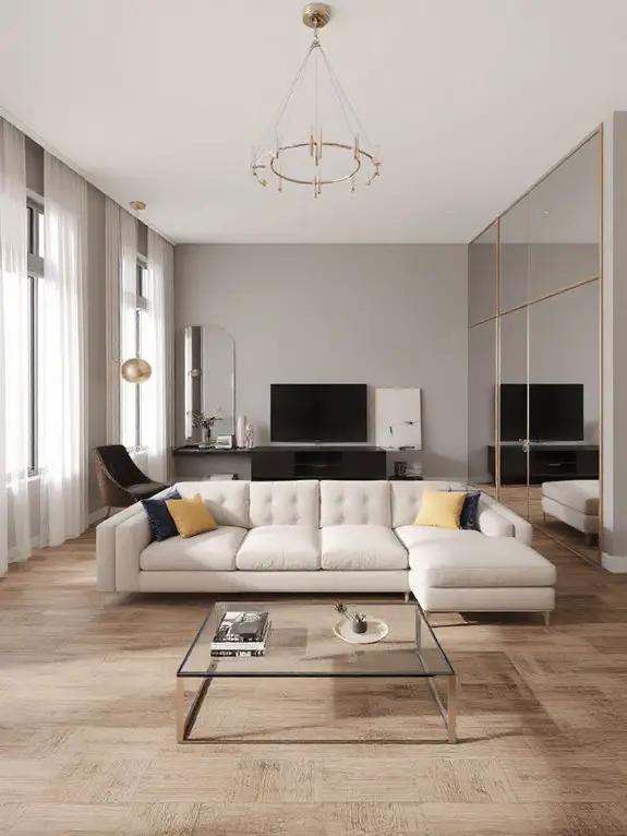 mirrors amplify space beautifully