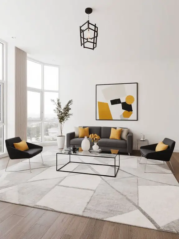 modern geometric accent design