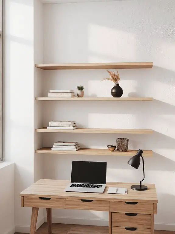 modern minimalist display style