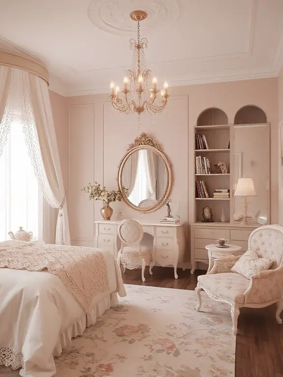 muted vintage charm details