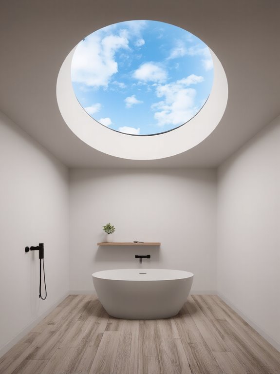 natural light skylight installation