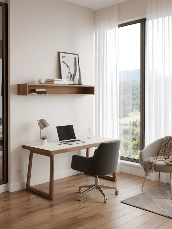 natural light workstation view