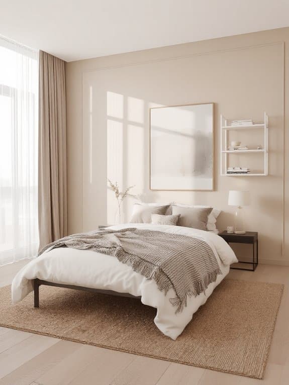 natural minimalist shelving aesthetic