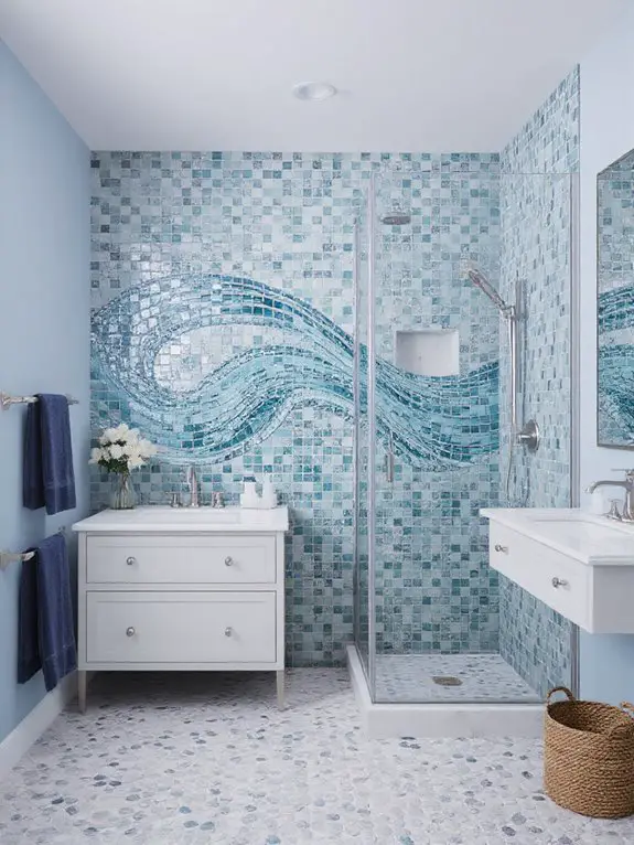ocean inspired tile design