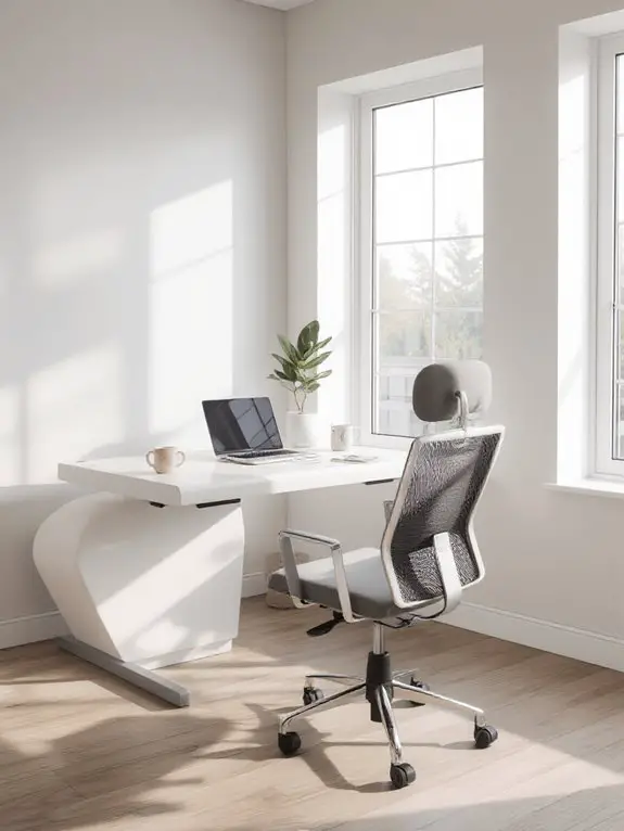 optimal posture work setup